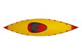 Yellow kayak