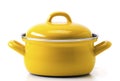 Yellow kitchen pot