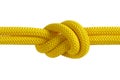 Yellow knot Royalty Free Stock Photo