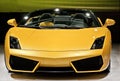 Yellow lamborghini