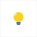 Yellow lamp Logo Design Funny