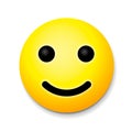 Yellow laughing happy smile, emoji smile symbol