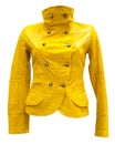 Yellow leather jacket