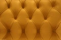 Yellow Leather pattern sofa