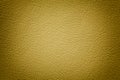Yellow leather texture background with pattern, closeup Royalty Free Stock Photo