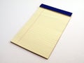 Yellow Legal pad 1 Royalty Free Stock Photo