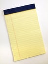 Yellow Legal pad 2 Royalty Free Stock Photo