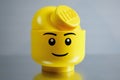 Yellow LEGO head.