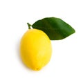 Yellow lemon Royalty Free Stock Photo