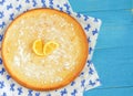 Yellow lemon pie