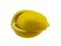 Yellow a lemon segment