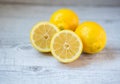 Yellow lemons Royalty Free Stock Photo