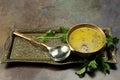 Yellow Lentil soup Royalty Free Stock Photo