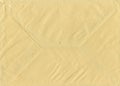 yellow letter envelope Royalty Free Stock Photo