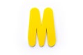 Yellow Letter M