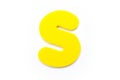 Yellow Letter S