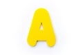 Yellow Letter A