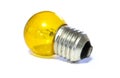 Yellow light bulb Royalty Free Stock Photo