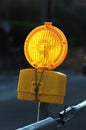 Yellow light signal for caution