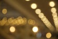 Yellow lights bokeh texture. Christmas lights blured .Smooth backgrounds, brightly glowing lights and evening glory, evening Royalty Free Stock Photo