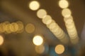 Yellow lights bokeh texture. Christmas lights blured .Smooth backgrounds, brightly glowing lights and evening glory, evening Royalty Free Stock Photo