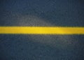 Yellow Line on the Road