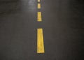 Yellow lines highway Royalty Free Stock Photo