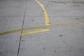 Yellow lines highway Royalty Free Stock Photo