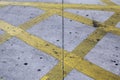 Yellow lines highway Royalty Free Stock Photo