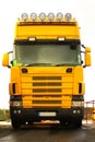 Yellow lorry