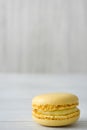 Yellow macaron