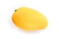 Yellow mango on the background isolate Royalty Free Stock Photo