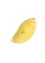 Yellow mango fruit on white background Royalty Free Stock Photo