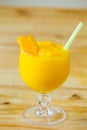 Yellow Mango Margarita Royalty Free Stock Photo