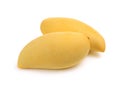 Yellow mango ,thai fruit favorite isolated on a white background