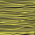 Yellow markers lines on black background Royalty Free Stock Photo