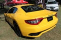 Yellow maserati