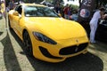 Yellow maserati