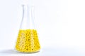 Yellow masterbatch granule Royalty Free Stock Photo