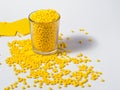 Yellow masterbatch granule