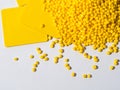 Yellow masterbatch granule