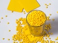 Yellow masterbatch granule and color chips