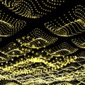 Yellow matrix surface wallpaper Royalty Free Stock Photo