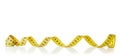 Yellow measure tape Royalty Free Stock Photo