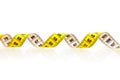 Yellow measuring tape