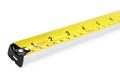 Yellow measuring tape Royalty Free Stock Photo