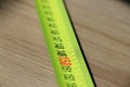 Measuring tape set at 1,50 meter for social distancing Royalty Free Stock Photo