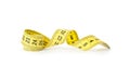 Yellow measuring tape for tailor