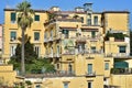 Yellow Mediterranean terrace house