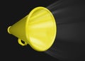 Yellow megaphone